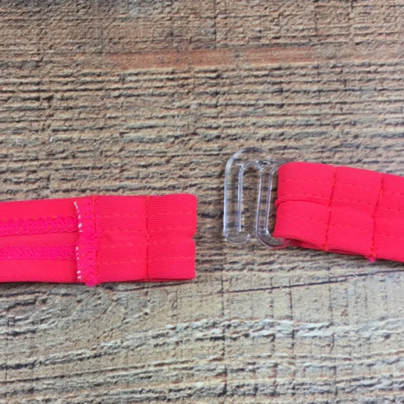 Bare Assets Coral Pineapple Halter Bikini Top Womens Large Padded Swimwear - Picture 11 of 11